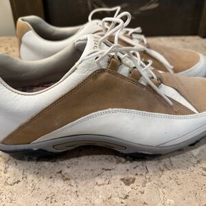 FootJoy White and Tan Athletic Shoes